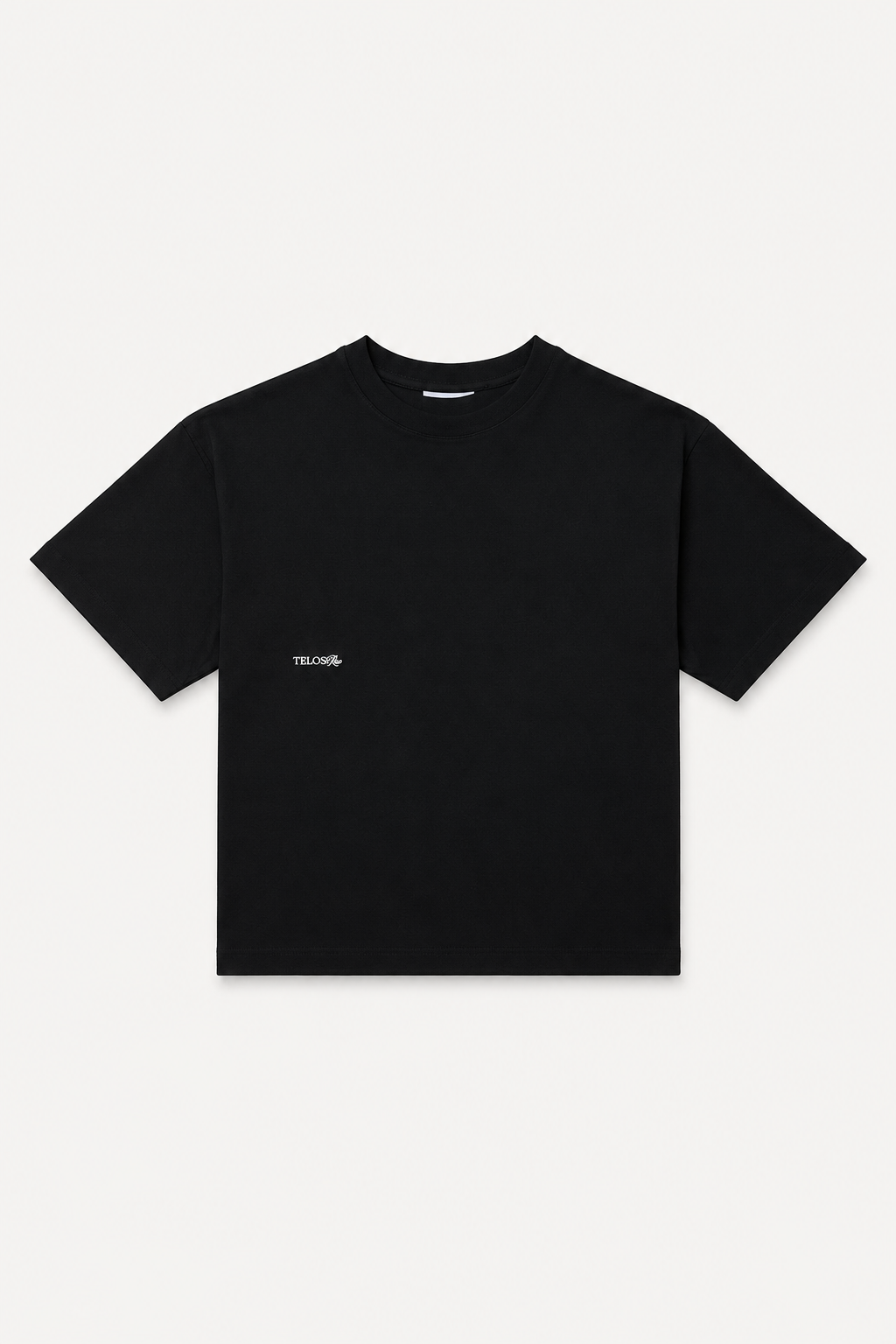Box Tee, Black, front