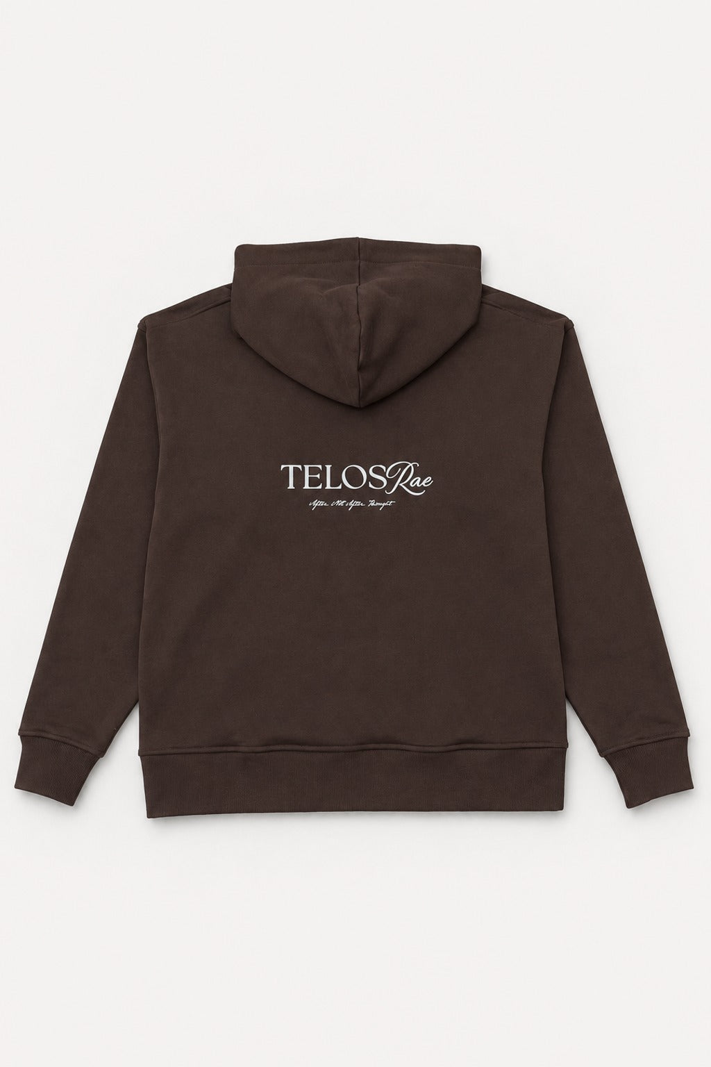Box Hoodie, Espresso, back