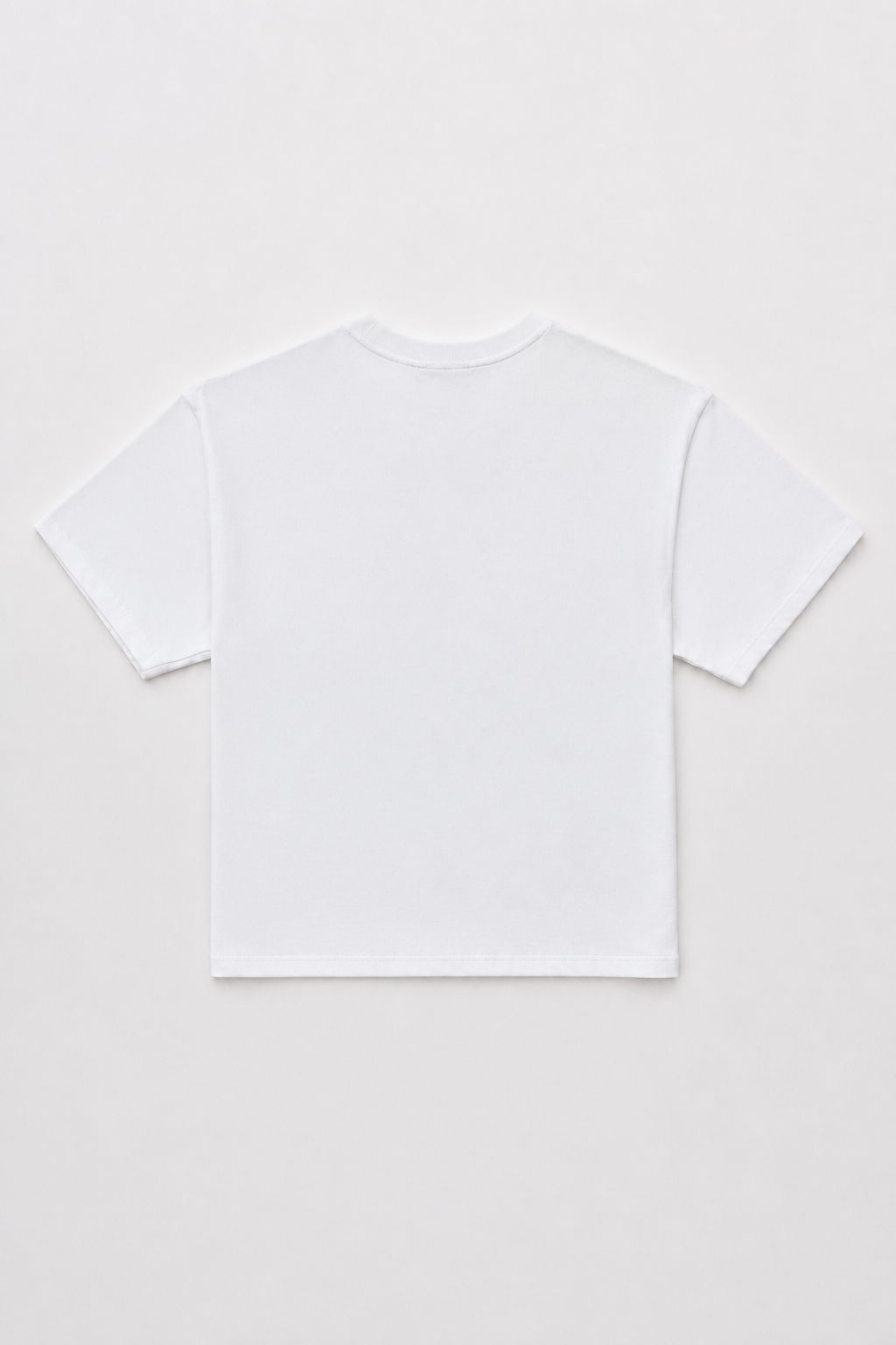 Box Tee, White, back